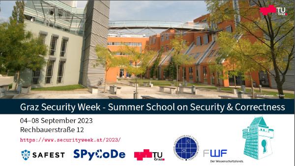 Announcement of Graz Security Week 2023