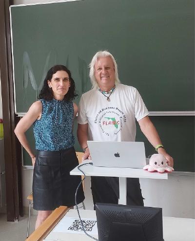 Photo of Geoff Sutcliffe and Laura Kovacs